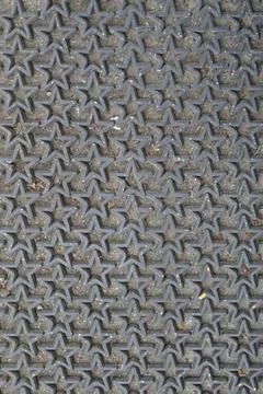 Five pointed stars rubber texture Stock Photos