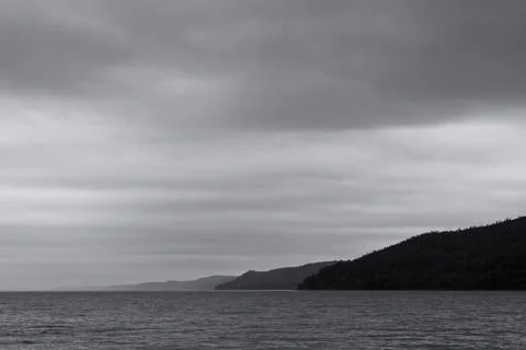Five points off the coast of Rossway, Nova Scotia. Stock Photos