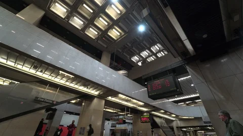 Five Points Station - 4K Timelapse  4 Stock Footage 104888267