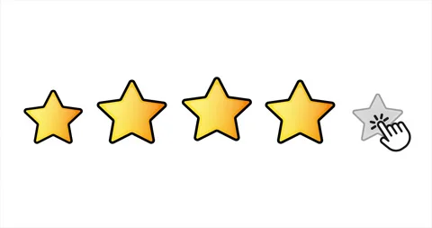 Five rating star product quality. Customer review.  4k video 動画素材 153135742