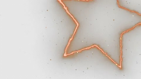 Five rays star for transition in video production. Stock Footage 144333122