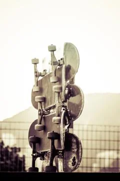 Five Skates Stockfoto's