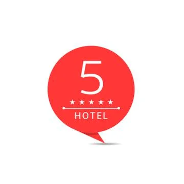 Five star badge set Stock Illustration