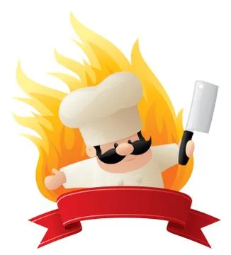 Five star chef Stock Illustration