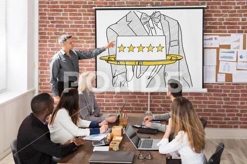 Five Star Hospitality Service Presentation Stock Photos