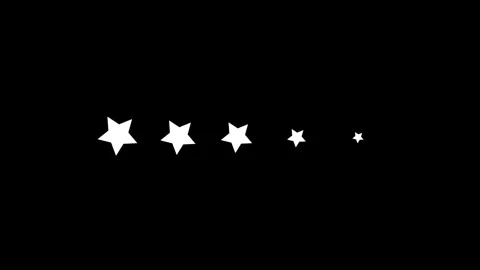Five Star Rating Animation | Positive Feedback Motion Stock Footage 324420545