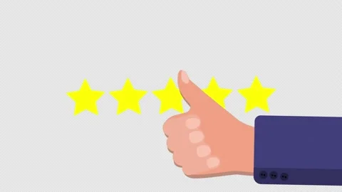 Five star rating. Stock Footage 219692541