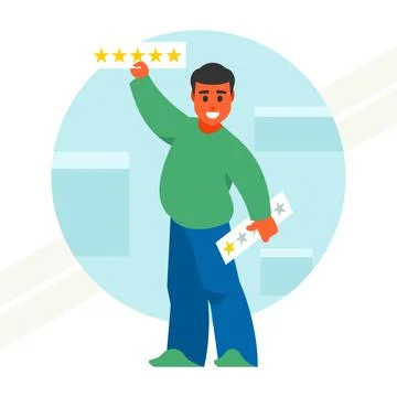 Five-star-rating Stock Illustration