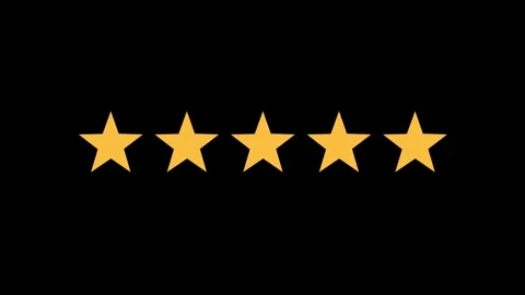Five star rating pop up motion Vidéo 336556417