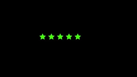 Five Star Rating Review Animation Stock Footage 294691647