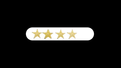 Five Star Rating Slider Animation Stock Footage 315021135