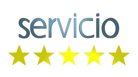 Five Star Service Spanish Video stock 37975049