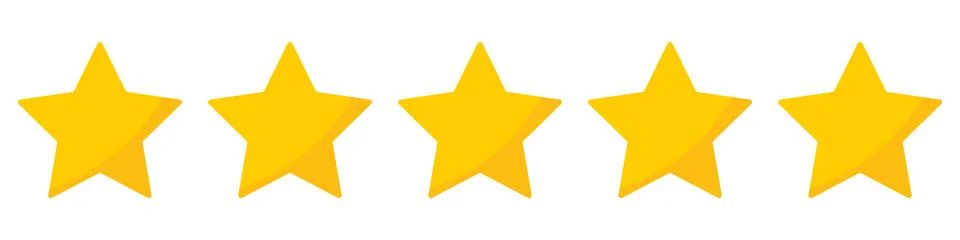 Five star vector design image Stock Illustration