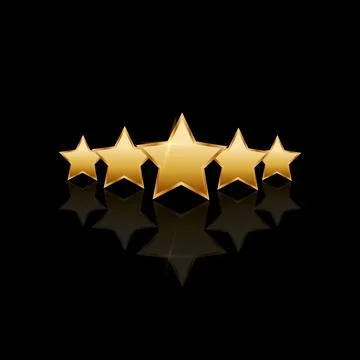 FIVE STARS 2 Illustrazione stock