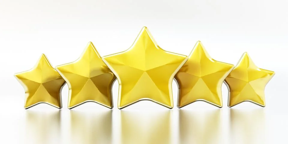Five stars Stock Illustration