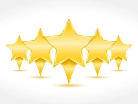 Five Stars Stock Illustration