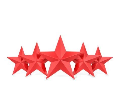 Five stars 스톡 일러스트