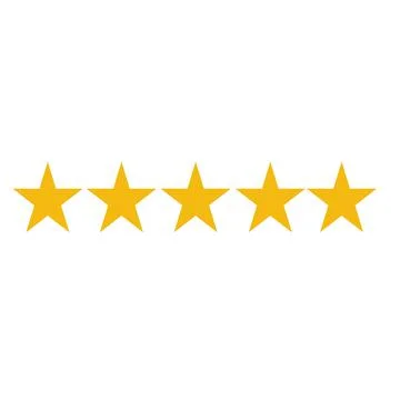 Five stars Stock Illustration