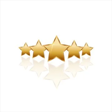 FIVE STARS Stock Illustration