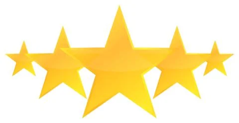 Five Stars Quality Stock Illustration