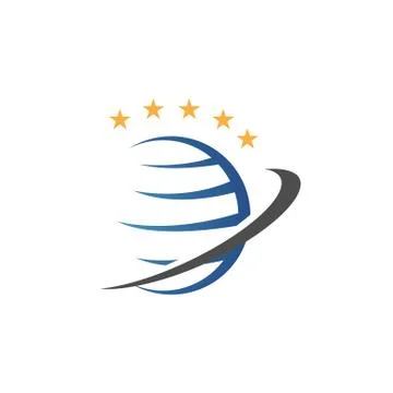 Five stars quality world class icon logo vector illustrations eps.10 Stock Illustration