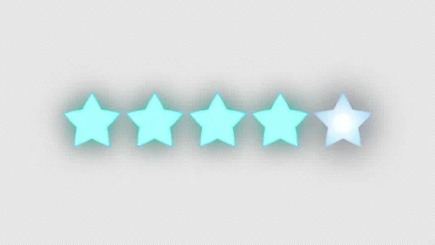 Five stars rating. Customer experience concept. Stock Footage 165170883