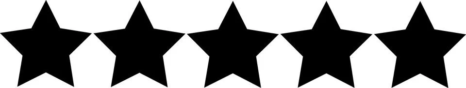 Five stars rating customer feedback icon Stock Illustration