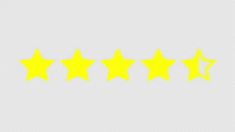 Five stars rating. Stock Footage 259659196