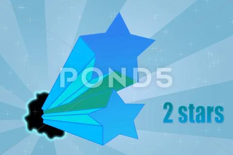 Five stars ratings Stock Illustration