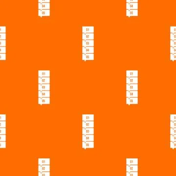 Five steps infographic pattern seamless Stock Illustration