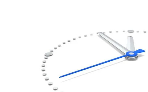 Five to Twelve, Blue Edition Stock Illustration