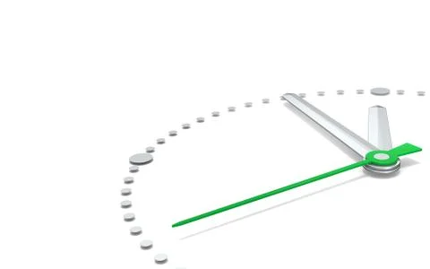 Five to Twelve, Green  Edition. Stock-Illustration