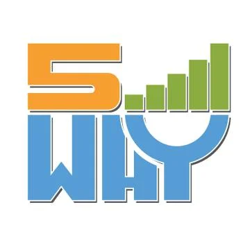 Five why tool vector Stock Illustration