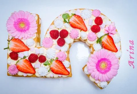 Fiver cake Stock Photos