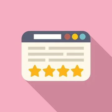 Fivestar rating web interface icon Illustrazione stock