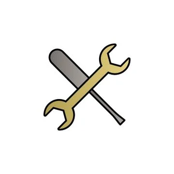 Fix, maintenance color gradient vector icon Stock Illustration