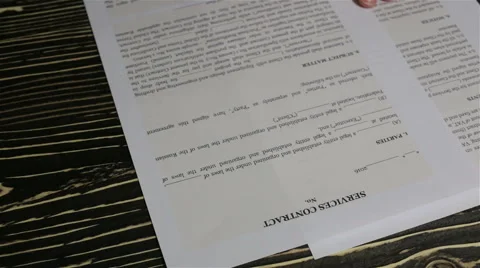 Fix red marker contract Stock Footage 63011852