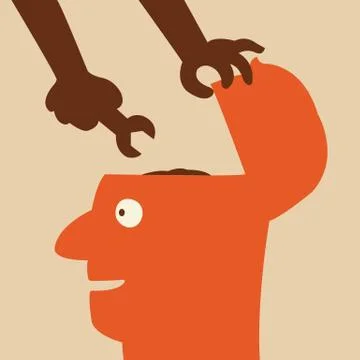 Fix your brain Stock Illustration