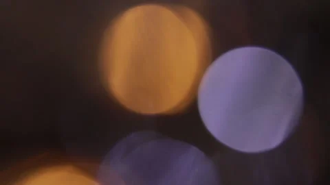 Fixed blue bokeh and fading in and out, golden glow 스톡 동영상 309405208