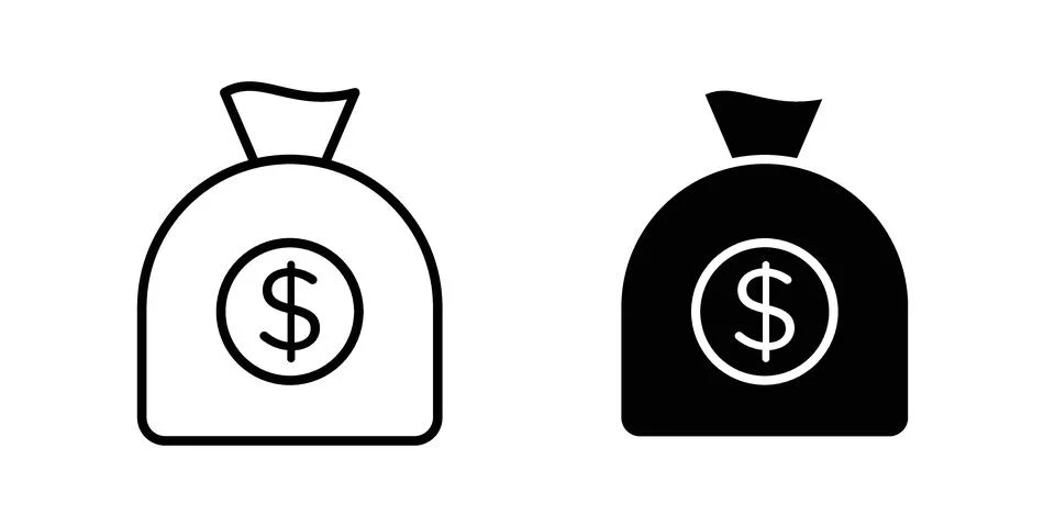 Fixed deposit icon illustration vector, icon set for apps Stock Illustration