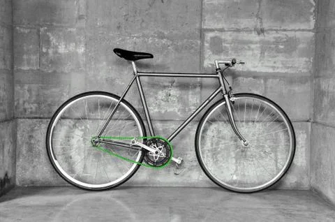 Fixed gear bicycle 写真素材