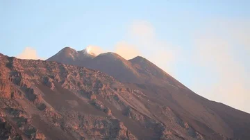 Fixed Immage Vulcano Etna, sicily Stock Footage 86157483