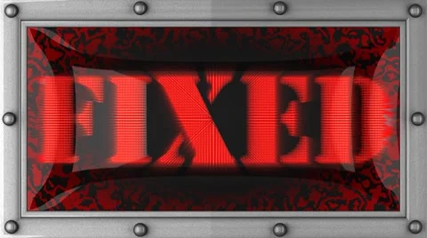 Fixed on led Vídeos de archivo 8719131