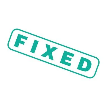 Fixed Letter Rubber Stamp Template Design Stock Illustration