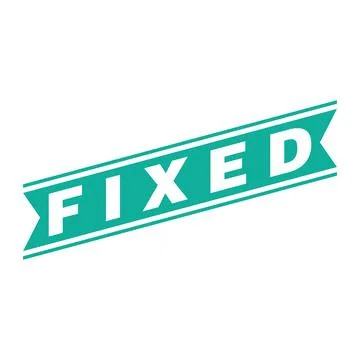 Fixed Letter Rubber Stamp Template Design Stock Illustration