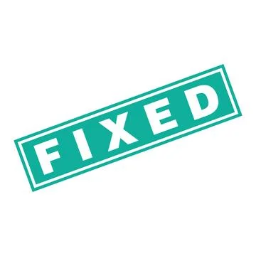 Fixed Letter Rubber Stamp Template Design Stock Illustration