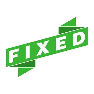 Fixed Letter Rubber Stamp Template Design Stock Illustration