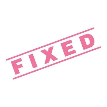 Fixed Letter Rubber Stamp Template Design Stock Illustration
