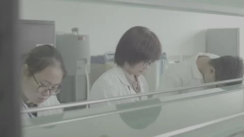 Fixed multi lens shooting of West Lake cruise ship. Stock Footage 253257762