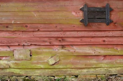 Fixed old wall Stock Photos